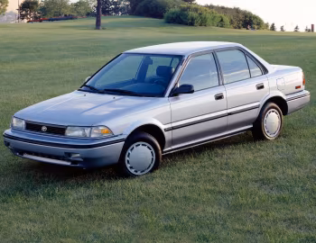 1991–92 Toyota Corolla 4-door Deluxe Sedan [North America] (AE92) '1990–92