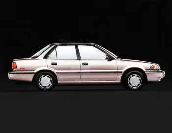 1991–92 Toyota Corolla 4-door Deluxe Sedan [North America] (AE92) '1990–92