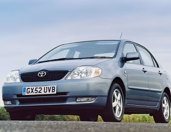 Toyota Corolla Saloon [UK-spec] '2001–04