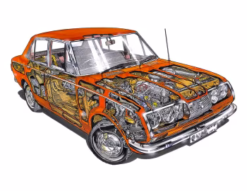 Toyota Corona Mark II Sedan (T62/T63) '1968–72