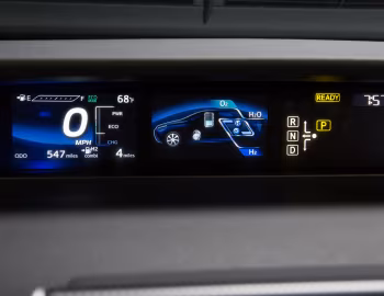 Комбинация приборов 2016–20 Toyota Mirai [North America] '2015–20
