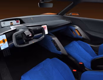 Интерьер Toyota FT-Se '10.2023