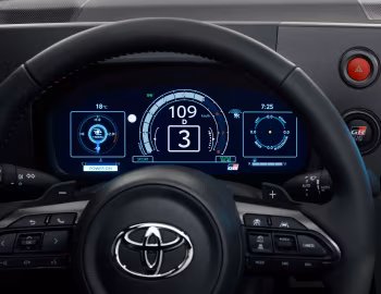 Tableau de bord Toyota GR Yaris AT [Worldwide] '2024–pr.