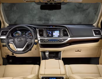 Panel frontal 2014–16 Toyota Highlander Hybrid [North America] (XU50) '2013–16