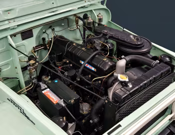 Bajo el capó 1964–67 Toyota Land Cruiser Pickup [North America] (FJ45PL) '1963–67