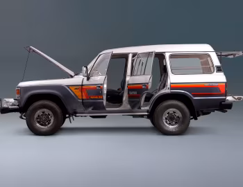 Toyota Land Cruiser 60 VX Turbo High Roof [Japan] (HJ61V) '1984–87