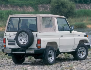 Toyota Land Cruiser LX 2-door Soft Top [Japan] (KC-HZJ70) '08.1996–07.1999
