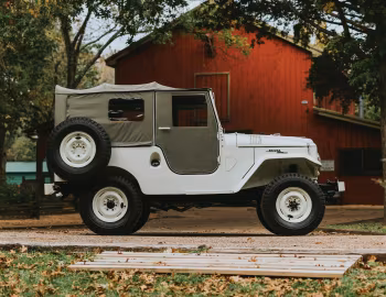 1959–60 Toyota Land Cruiser Canvas Top [North America] (FJ25L) '1958–60