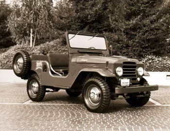 1959–60 Toyota Land Cruiser Canvas Top [North America] (FJ25L) '1958–60