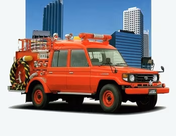 Toyota Land Cruiser Fire Engine [Japan] (KG-HZJ79-TJMRS3(F)) '1999–2004