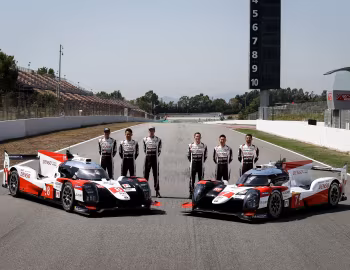 Sebastien Buemi, Kamui Kobayashi, Kazuki Nakajima, Toyota TS050 Hybrid, Brendon Hartley, Mike Conway, José María López