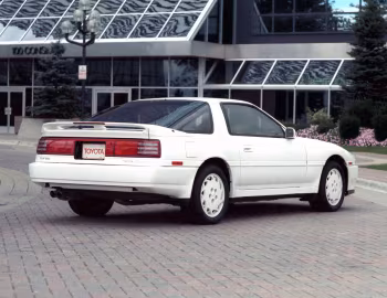 1989–90 Toyota Supra Turbo Sport Roof White Exterior Appearance Package [North America] (MA70) '1988–90