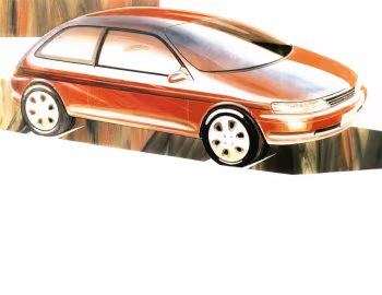Sketch Toyota Tercel '1990–94