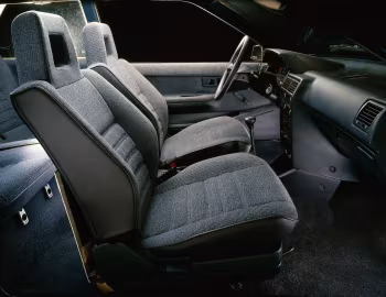 Interior 1987 Toyota Tercel 3-door Deluxe Liftback [North America] (EL31) '1986–87