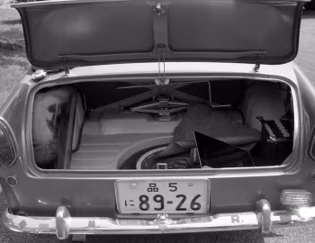 Boot Toyota Publica Convertible (UP10S) '10.1963–66