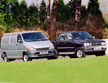Toyota Hilux Double Cab, Toyota Hiace Van