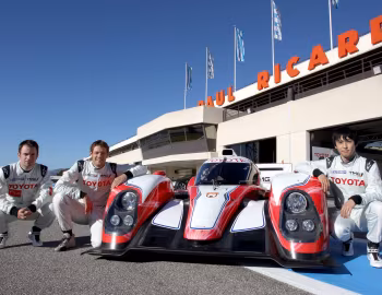 Toyota TS030 Hybrid Test Car, Alexander Wurz, Kazuki Nakajima, Nicolas Lapierre