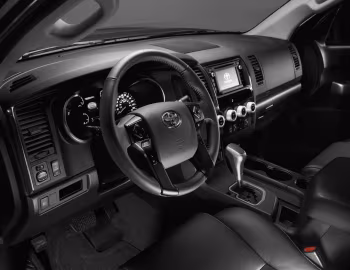 Interior 2018–22 Toyota Sequoia TRD Sport [North America] '2017–22