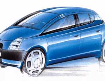 Sketch Toyota Vitz (P10) '1999–2005