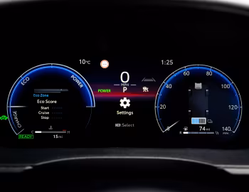 Tableau de bord Toyota Yaris GR Sport Hybrid [UK-spec] '2024–pr.