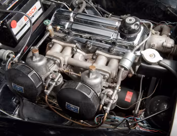 Under the hood 1956–57 Triumph TR3 [North America] '1955–57