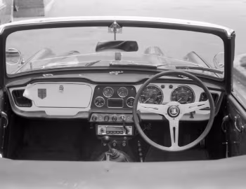 Front panel Triumph TR4 [Japan] '1961–65