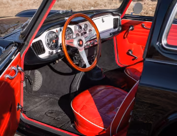 Інтэр'ер 1962–65 Triumph TR4 Surrey Top [North America] '1961–65