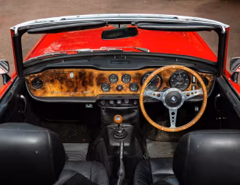 Передня панель Triumph TR6 [UK-spec] '1969–76