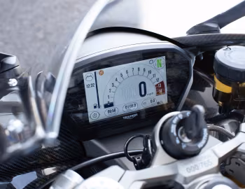 Камбінацыя прыбораў Triumph Daytona 765 Moto2 Limited Edition '2019–21