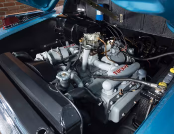 Under the hood 1948 Tucker Sedan (#1049)