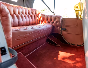 Interior 1912 Imperial Model 34 5-Passenger Semi-Torpedo Touring
