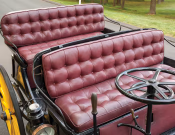 Interior 1896 Armstrong Electric Phaeton