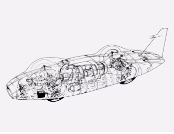 Bluebird-Proteus CN7 Land Speed Record Car '1960
