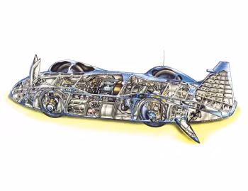 Bluebird-Proteus CN7 Land Speed Record Car '1960