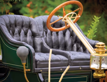Interior 1911 Cameron Model 24 Open-Back Runabout