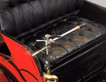 Interior 1903 Crestmobile Model D 2-passenger Runabout