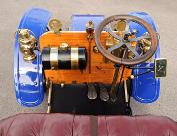 Painel frontal Deckert 8 HP 2-seater '1902
