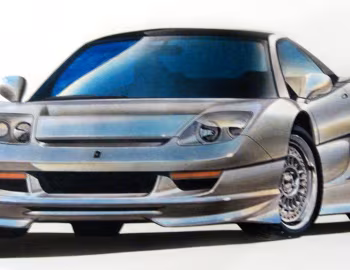 Esboço (sketch) Gigliato Design Aerosa '1995