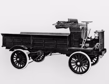 1910 Johnson 2-ton Box-Body Truck