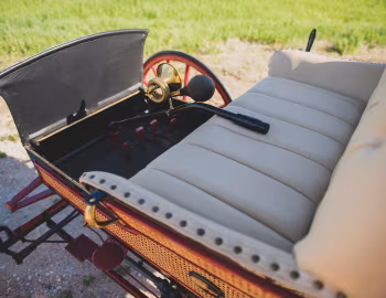 Interior 1907 Kiblinger Model D High-Wheel Runabout