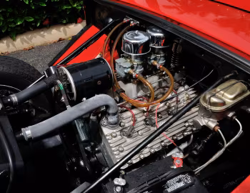 Sob o capô Lazzarino Sports Prototipo '1952