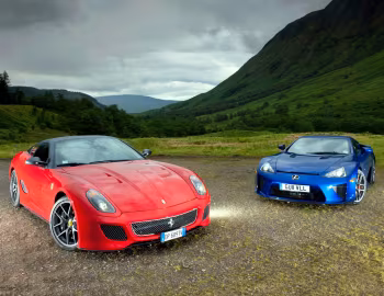 Lexus LFA, Ferrari 599 GTO
