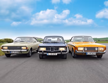 BMW 2000 tii, Ford Taunus 17M RS Hardtop Coupe, Opel Rekord Coupe