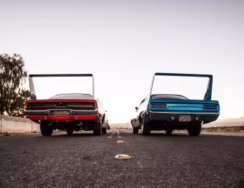 1969 Dodge Charger Daytona Hemi & 1970 Plymouth Road Runner Superbird Hemi