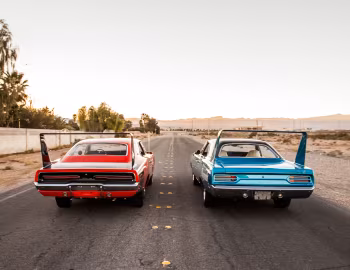 1969 Dodge Charger Daytona Hemi & 1970 Plymouth Road Runner Superbird Hemi