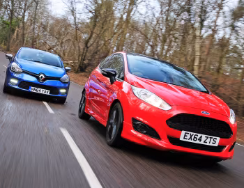 Ford Fiesta Zetec S "Red", Renault Clio GT