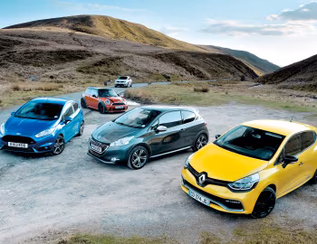 Mini John Cooper Works with Aerodynamic Kit, Renault Clio R.S. 200, Nissan Juke Nismo, Peugeot 208 GTi, Ford Fiesta ST 3-door