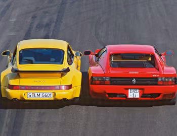 Porsche 911 Turbo 3.6 Coupe, Ferrari 512 TR
