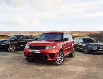 Range Rover Sport SVR, Porsche Cayenne Turbo, Audi RS 6 Avant
