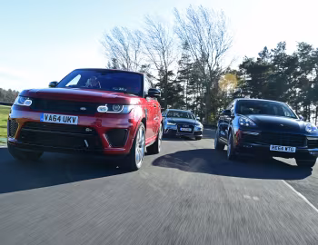 Range Rover Sport SVR, Porsche Cayenne Turbo, Audi RS 6 Avant